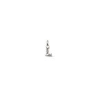 Charm lettera L piccola in argento Sterling